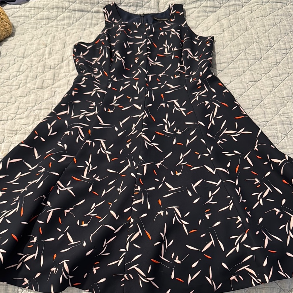 Banana Republic Blue A-Line Midi Dress